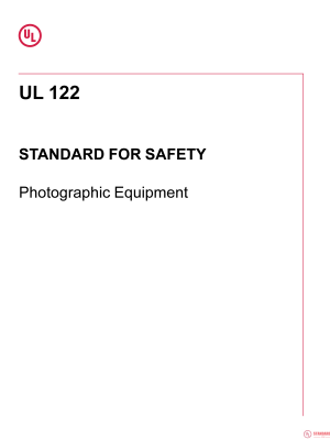 UL 122 PDF